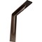 Ekena Millwork Stockport Steel Bracket, Hammered Dark Bronze 2"W x 10"D x 10"H BKTM02X10X10STHDB - alternate 1